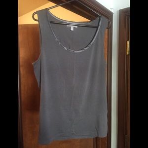 Banana Republic olive luxe touch tank.